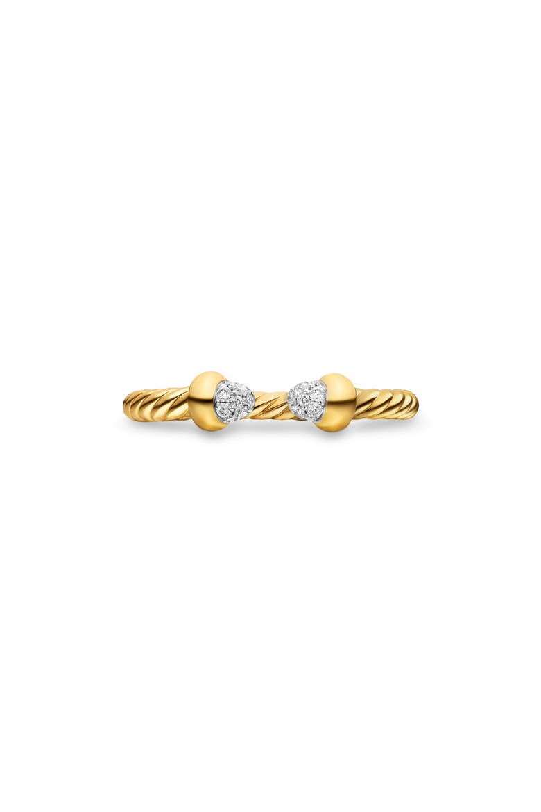 Micro Cablespira® Flex Open Ring, Main, color, GOLD