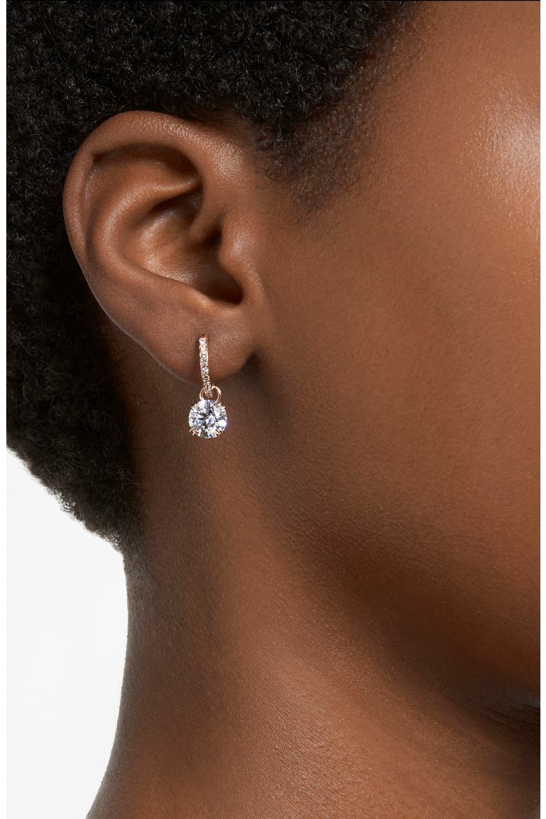 Stilla Huggie Hoop Earrings, Alternate, color, ROSE GOLD