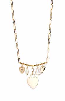 Cara Heart Charm Necklace
