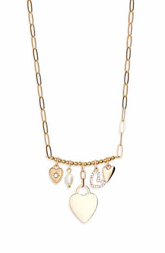 Cara Heart Charm Necklace