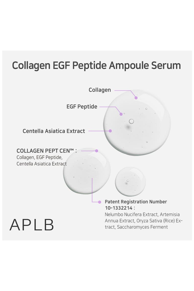 Collagen EGF Peptide Ampoule Serum, Alternate, color, NO COLOR
