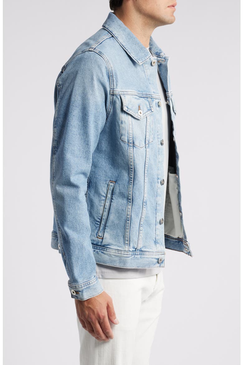 Dart Denim Trucker Jacket, Alternate, color, 20 YEARS COMRADE