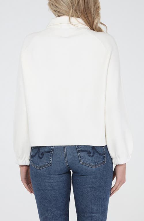 Rain And Rose Button Front Jacket In White