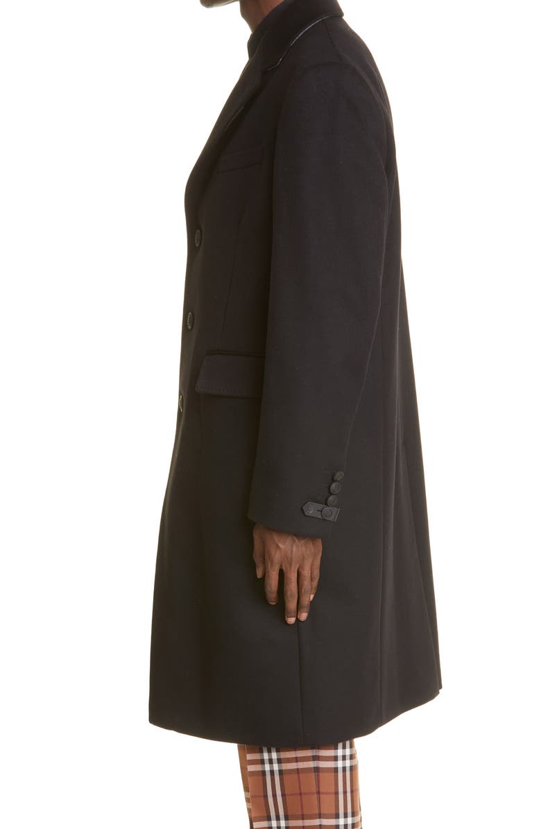 Burberry Hawkhurst TB Button Virgin Wool & Cashmere Coat, Alternate, color, 