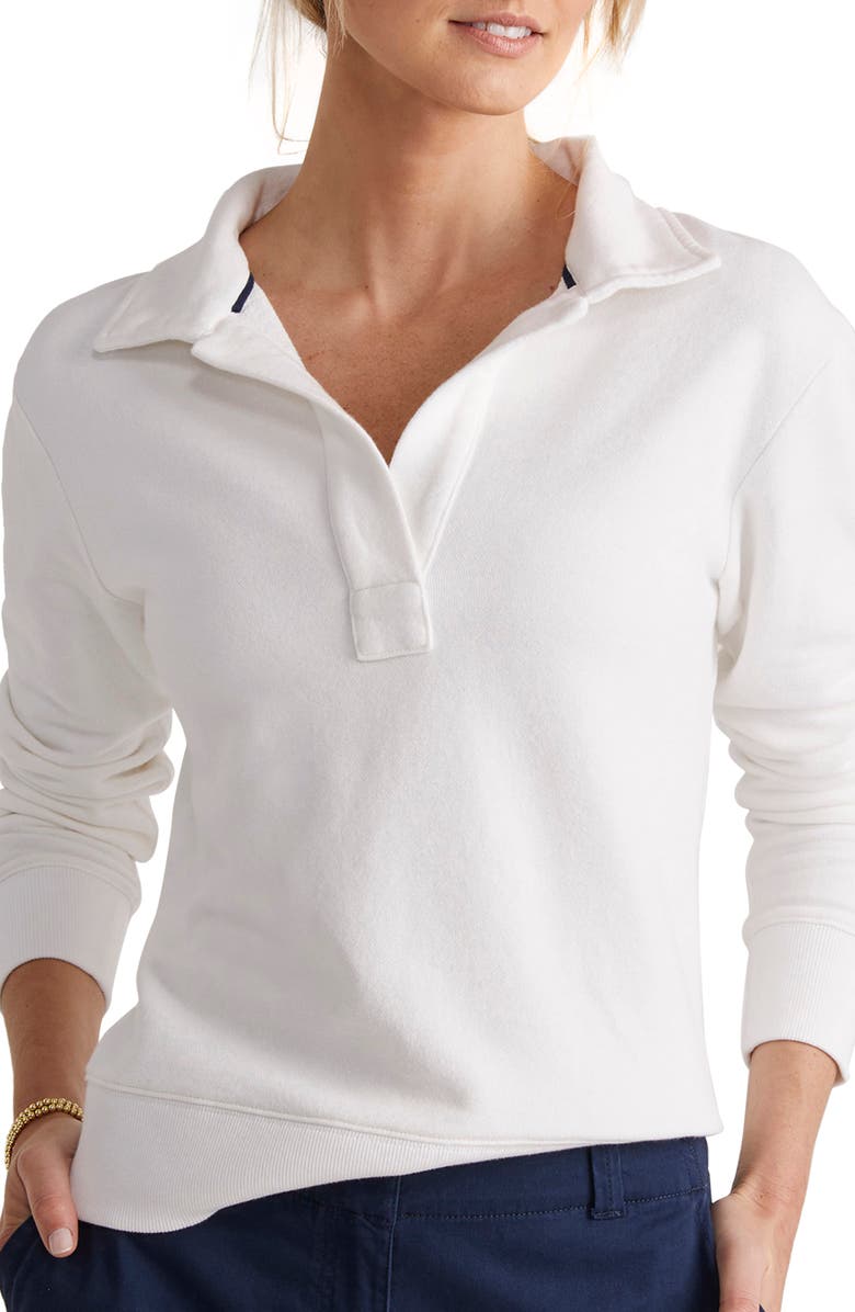 vineyard vines Cotton Polo Sweatshirt, Main, color, 