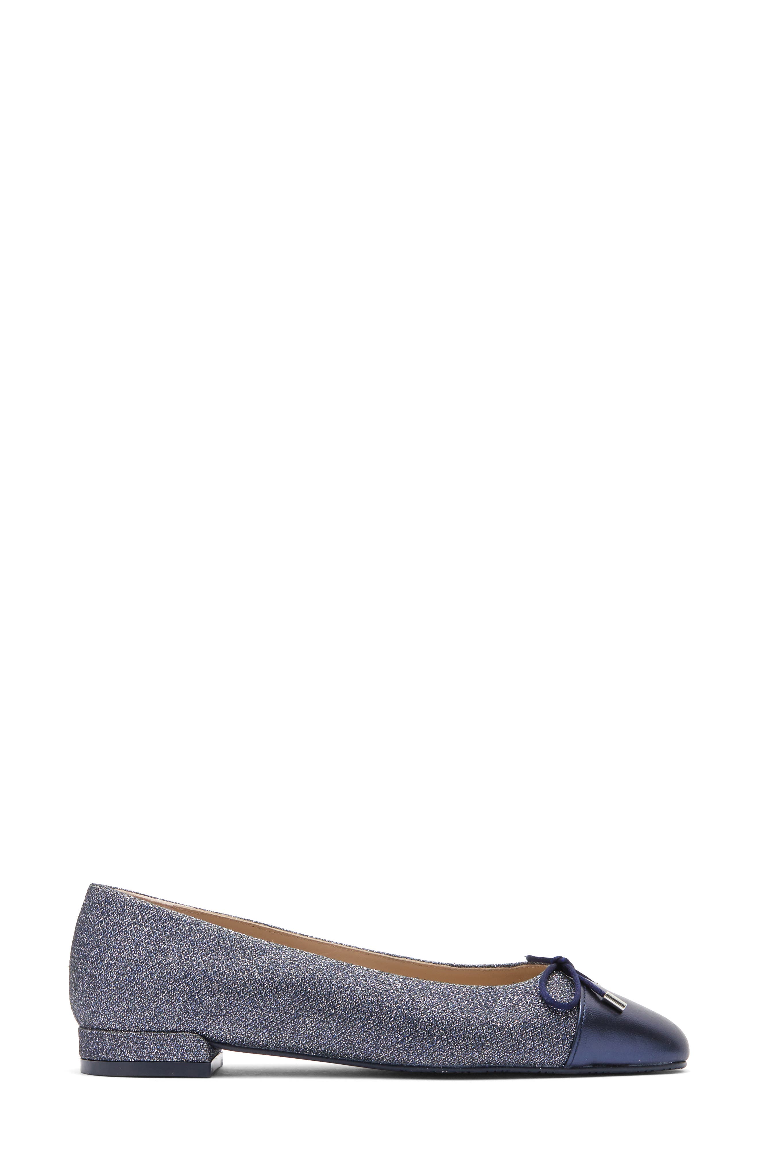 Stuart Weitzman Sleek Bow Flat, Alternate, color, 