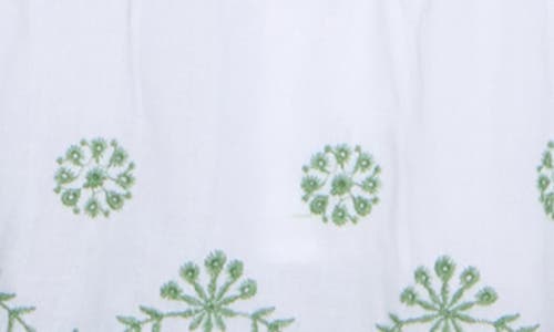 Maisie Embroidered Eyelet Tiered Cotton Sundress