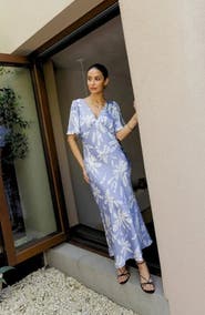 Rewritten Ellis V-Neck Dress