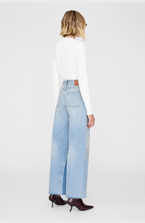 Anine Bing Alessia Long Sleeve Tee In White