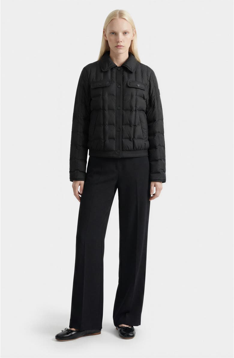 Rudsak Seoul Quilted Down Shirt Jacket, Alternate, color, Black