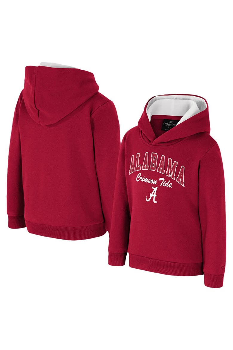 Toddler Colosseum Crimson Alabama Crimson Tide Centauri Pullover Hoodie, Main, color, Crimson