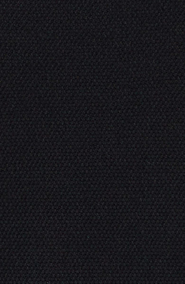 John Smedley Park Cotton Piqué T-Shirt, Alternate, color, Black