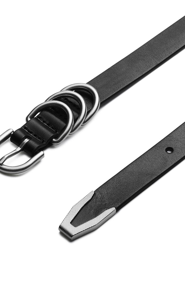 rag & bone Baby Spire Leather Belt, Alternate, color,