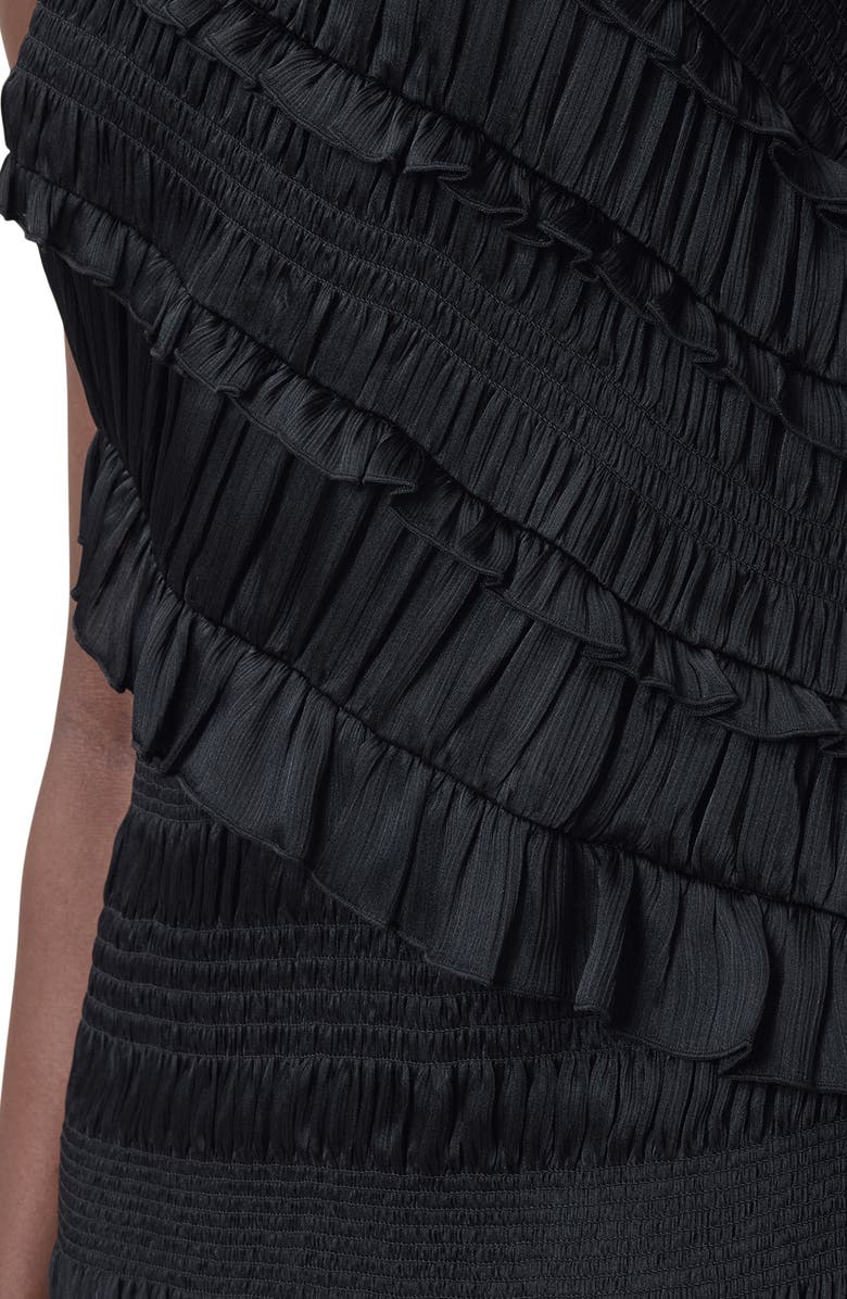 AllSaints Nyla Sleeveless Ruffle Dress, Alternate, color,