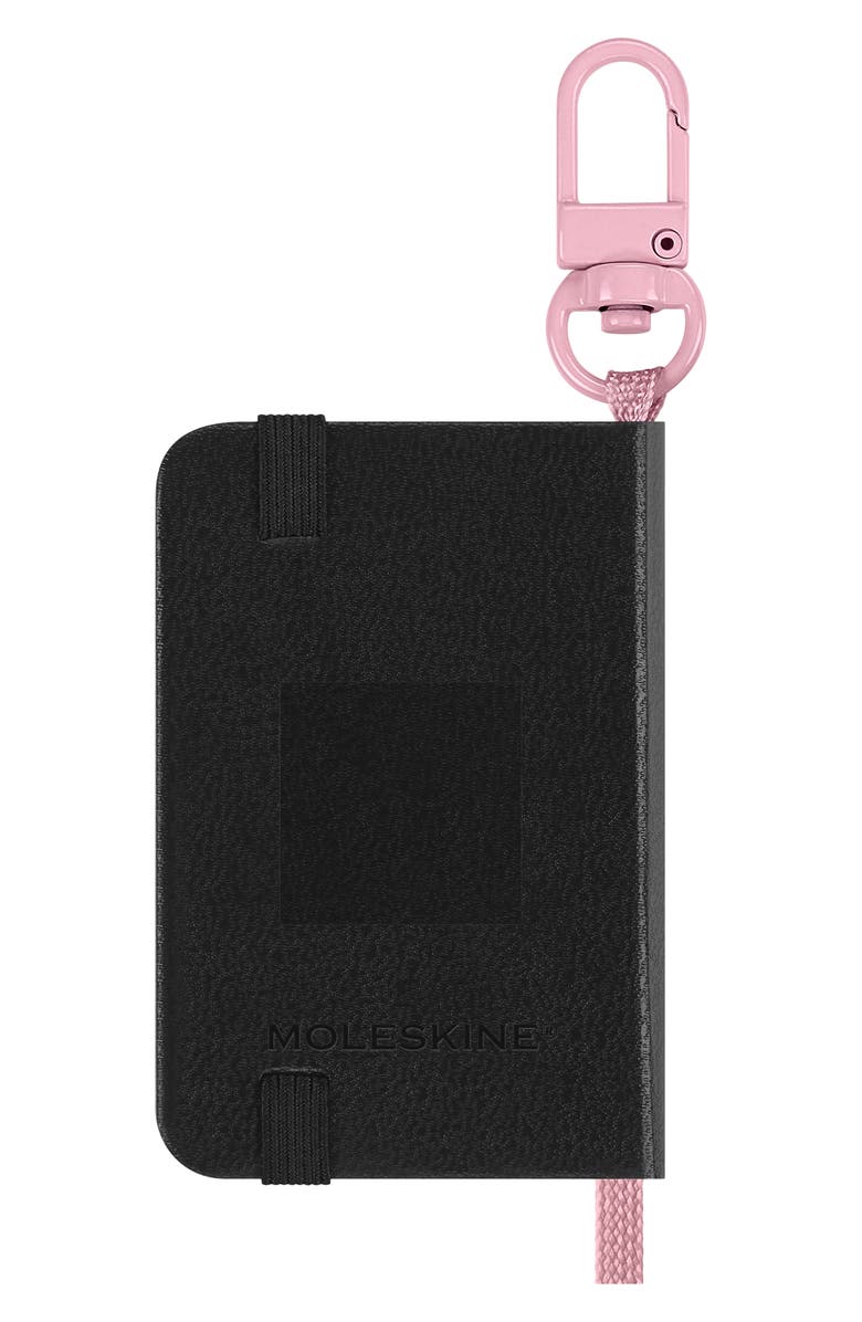 Moleskine x BLACKPINK Mini Hardcover Charm Notebook, Alternate, color, Black Pink