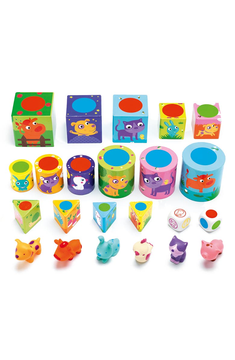 Djeco Ludanimo 3-in-1 Game, Alternate, color,