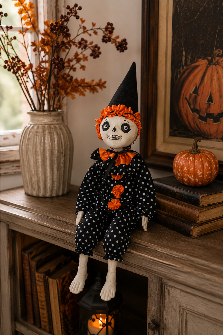Frightful Fred Halloween Joe Spencer Gathered Traditions Figurine 20", Alternate, color, Orange