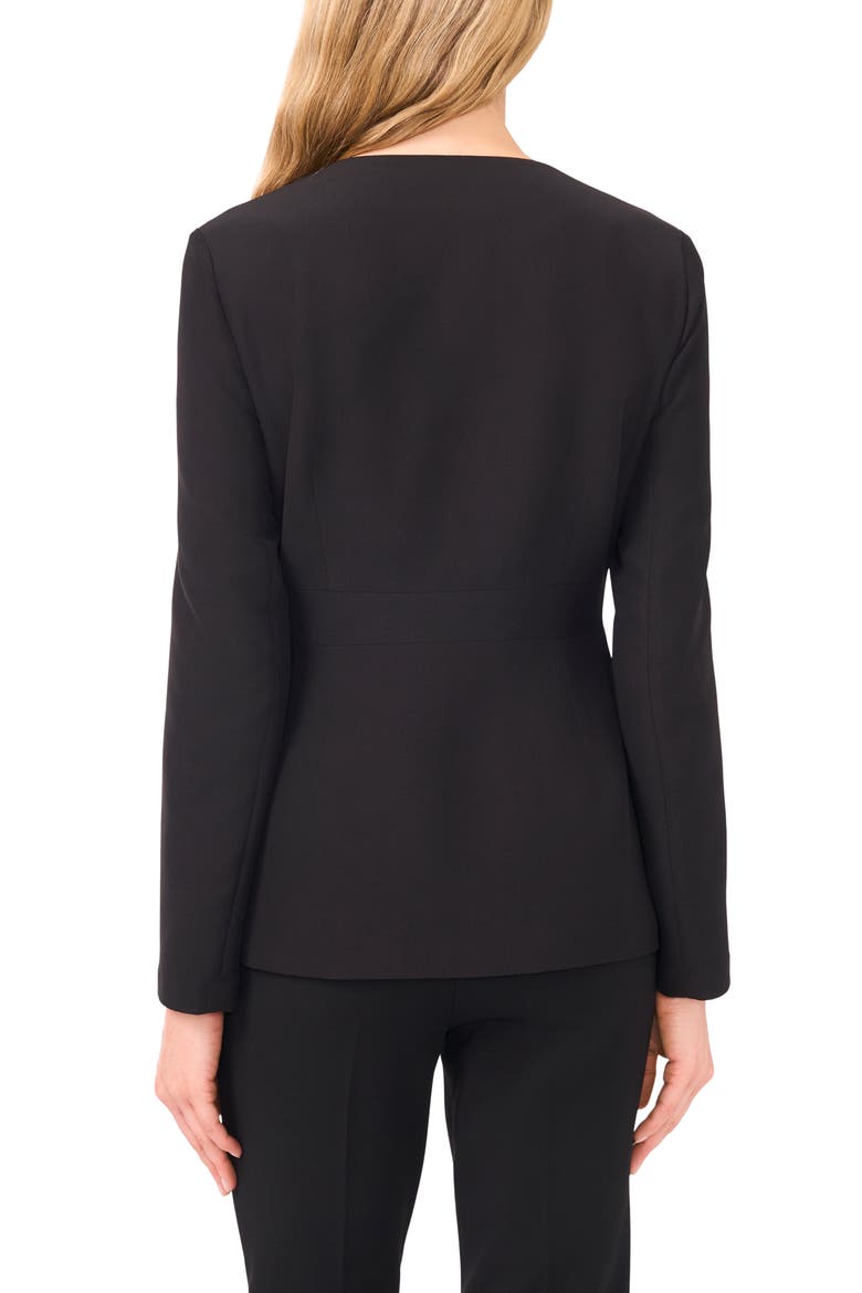 Georgia Shaped Button-Up Shirt, Alternate, color, RICH BLACK