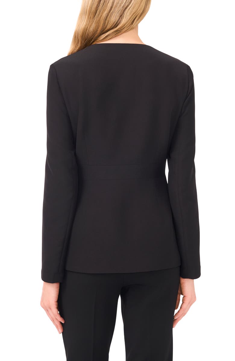 Ted Baker Georgia Shaped Button-Up Shirt, Alternate, color, Rich Black