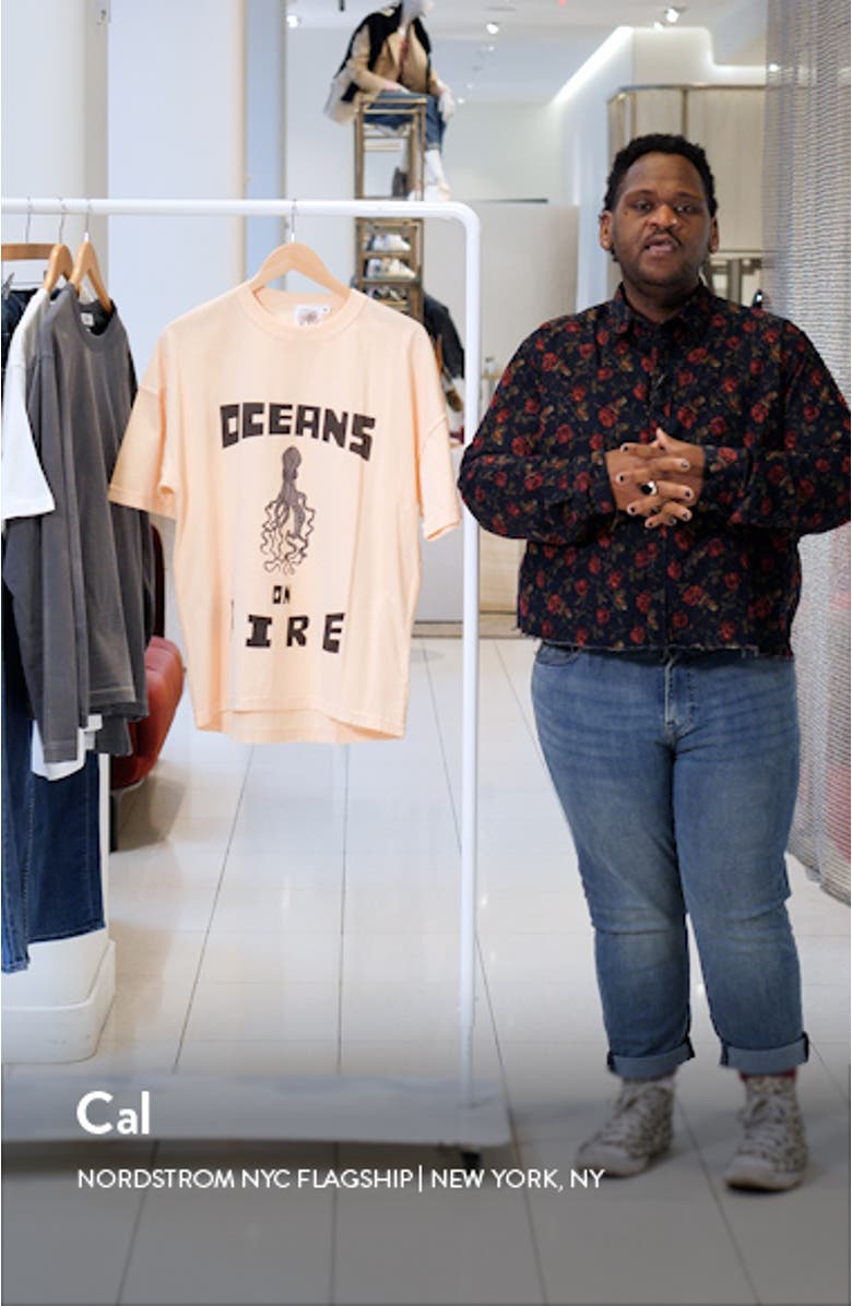 Oceans on Fire Graphic T-Shirt, sales video thumbnail