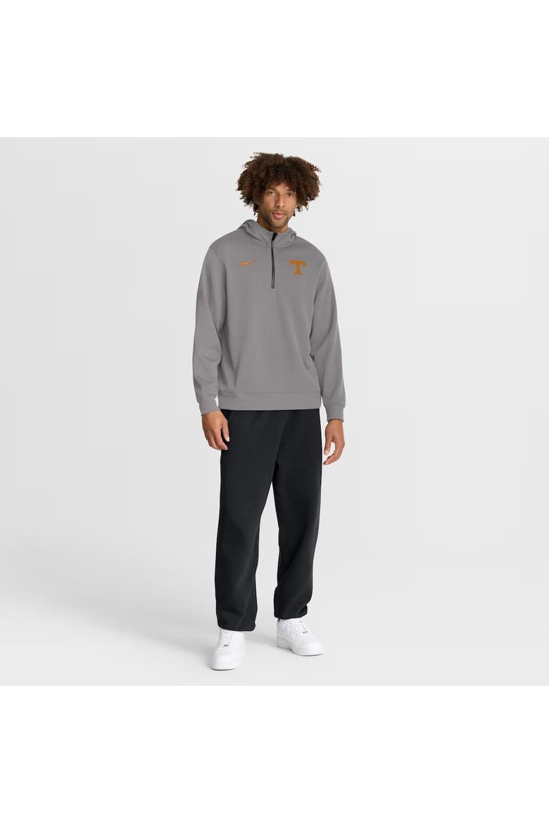 Men's Nike Gray Tennessee Volunteers 2025 Coaches Premium Dri-FIT Quarter-Zip Hoodie, Alternate, color, Gray