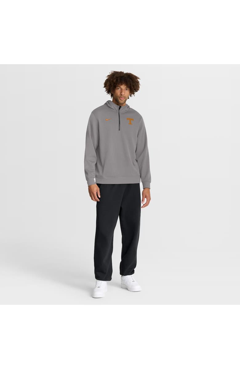 Nike Men's Nike Gray Tennessee Volunteers 2025 Coaches Premium Dri-FIT Quarter-Zip Hoodie, Alternate, color, Gray