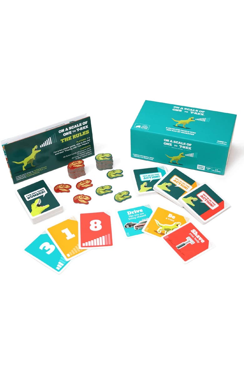 Exploding Kittens, Inc. On A Scale Of One To Trex Card Game, Alternate, color, Multicolored