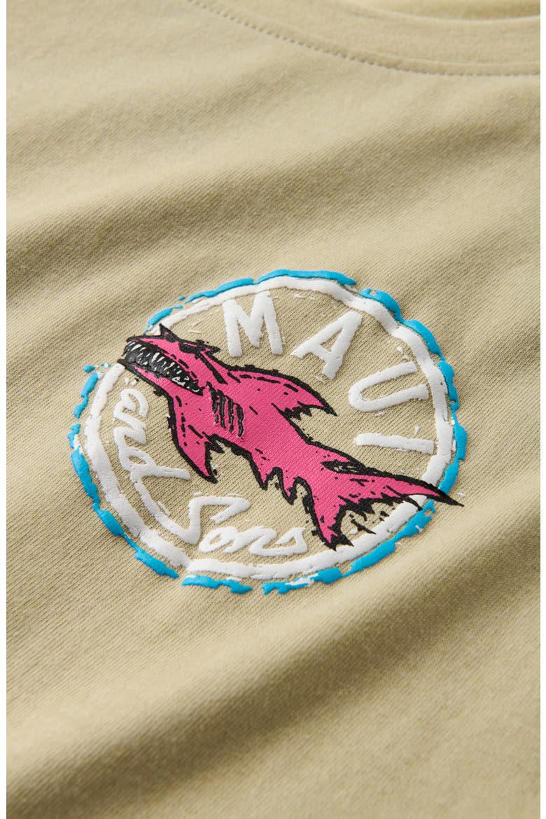 Aggro Logo Graphic T-Shirt, Alternate, color, SAND