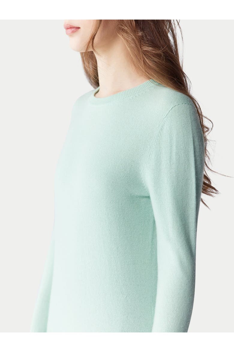 Essential Cashmere Crewneck Sweater, Alternate, color, celadon