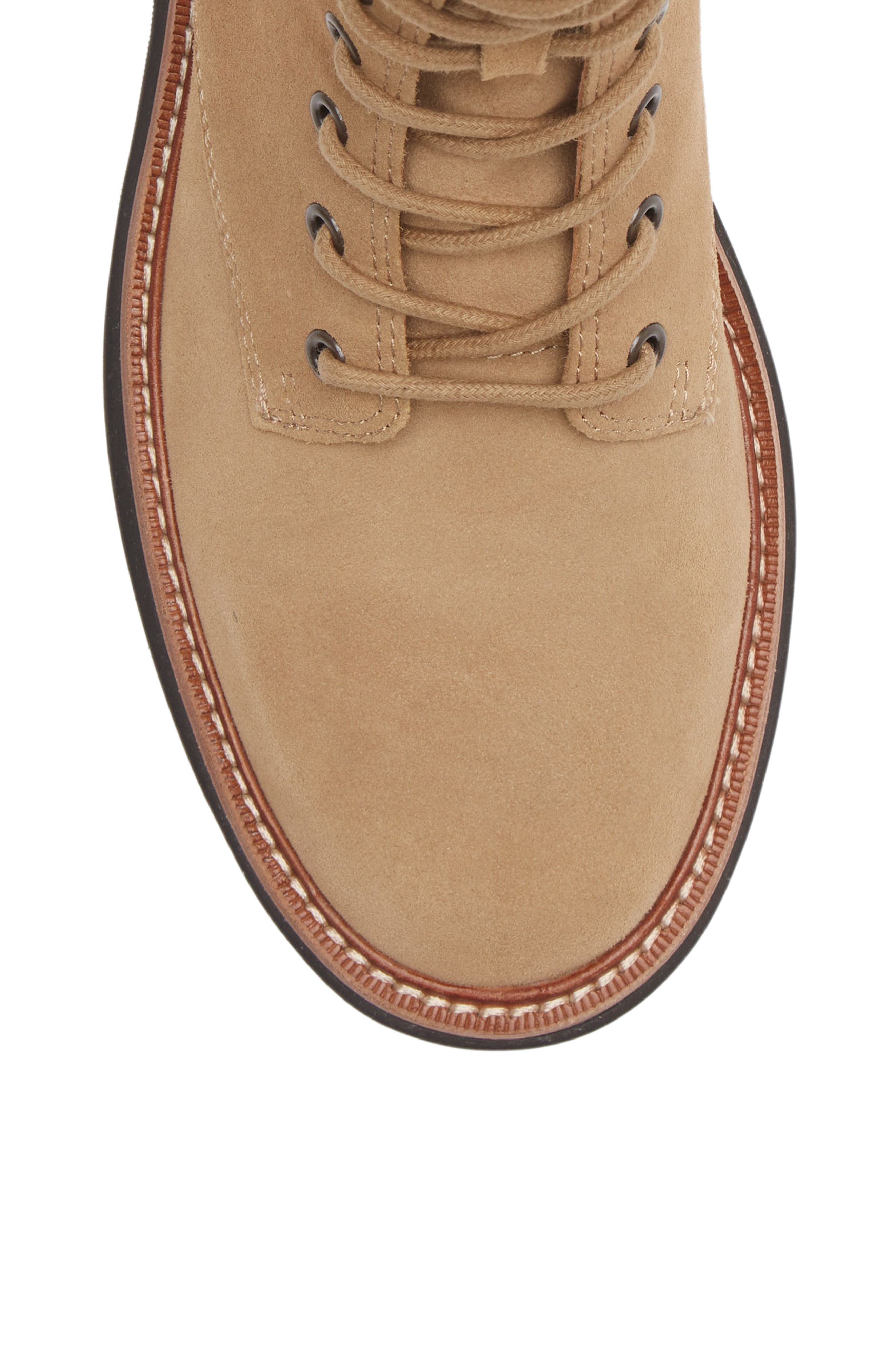 Lace-Up Chelsea Boot, Alternate, color, EARTHEN SAND
