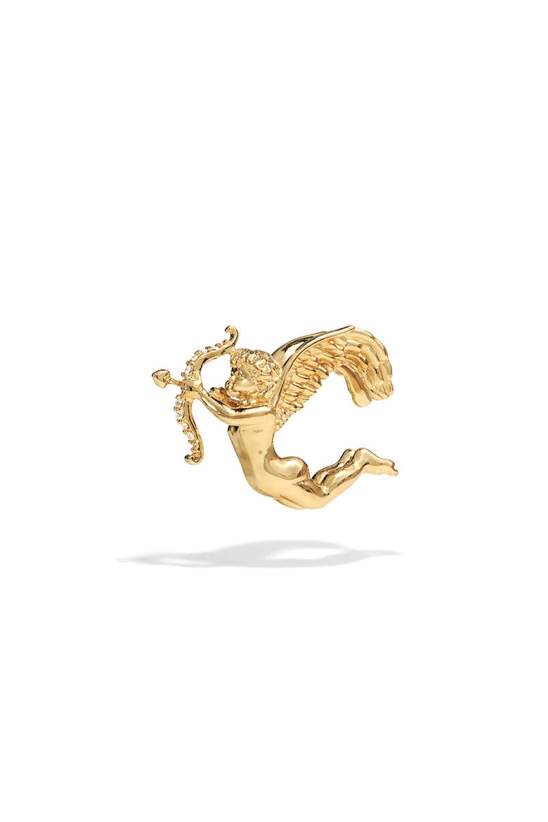 Cupid Ear Cuff, Main, color, GOLD VERMEIL