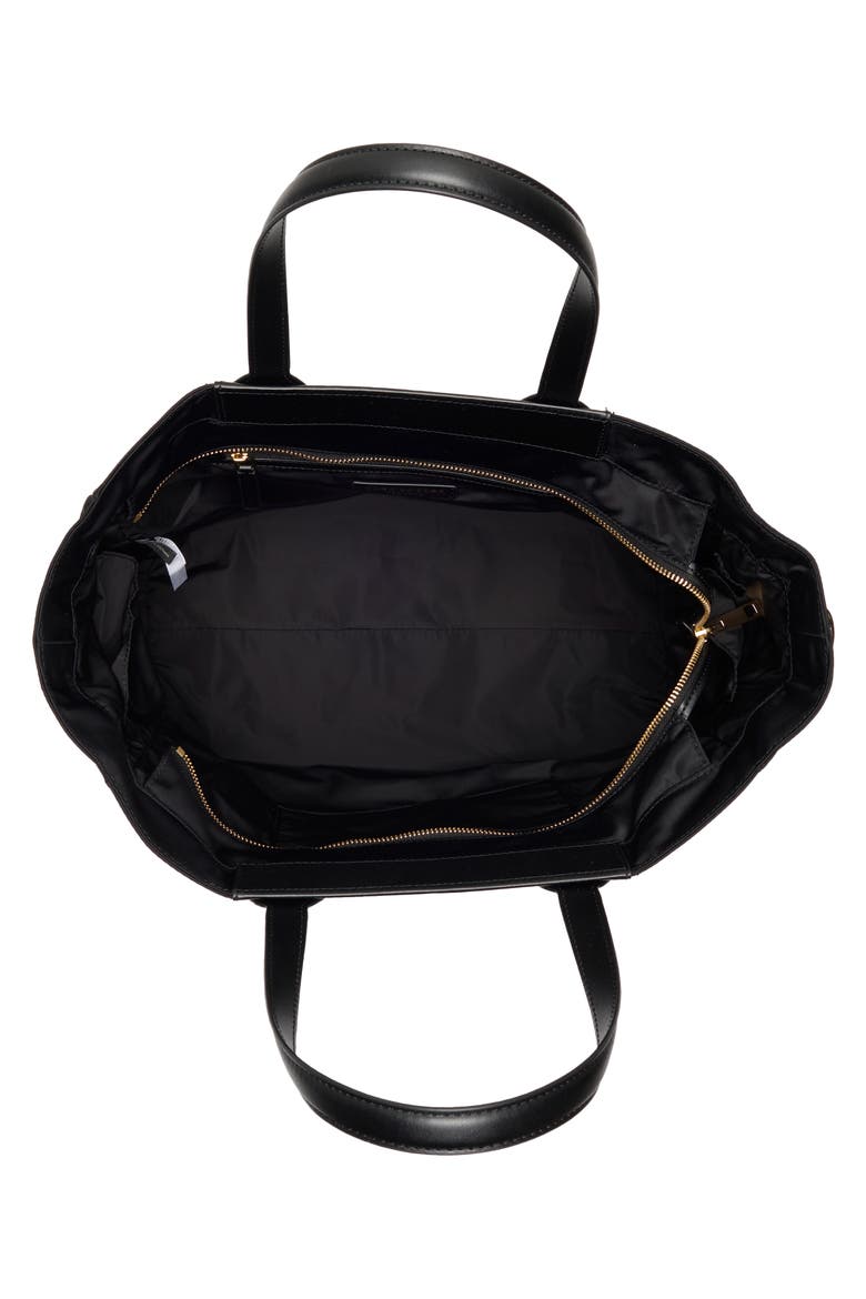 Preppy Nylon Baby Bag, Alternate, color, BLACK