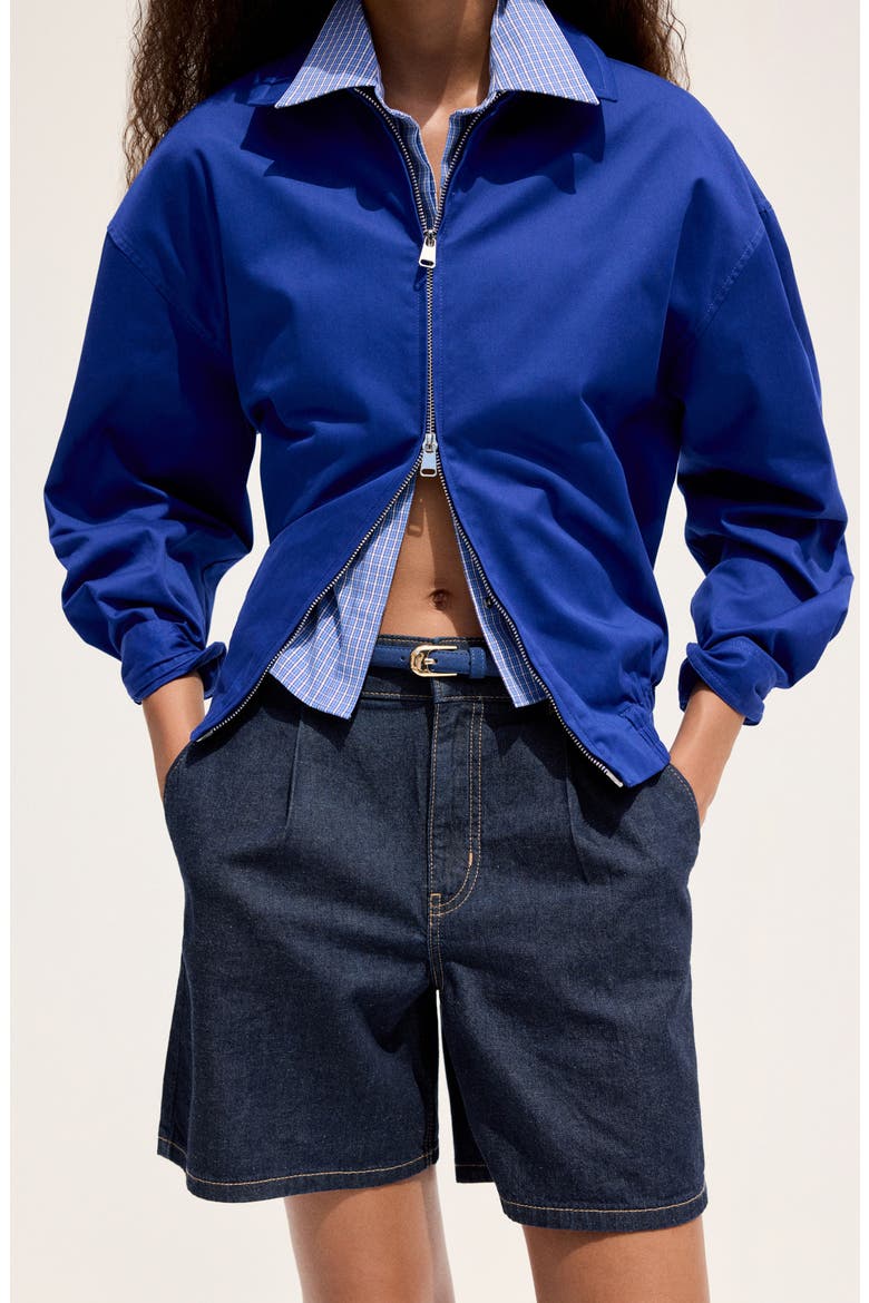 Leather Belt, Alternate, color, BLUE