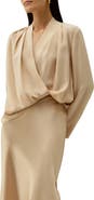 Lilysilk Women's Silk Crêpe de Chine Long Sleeve Blouse