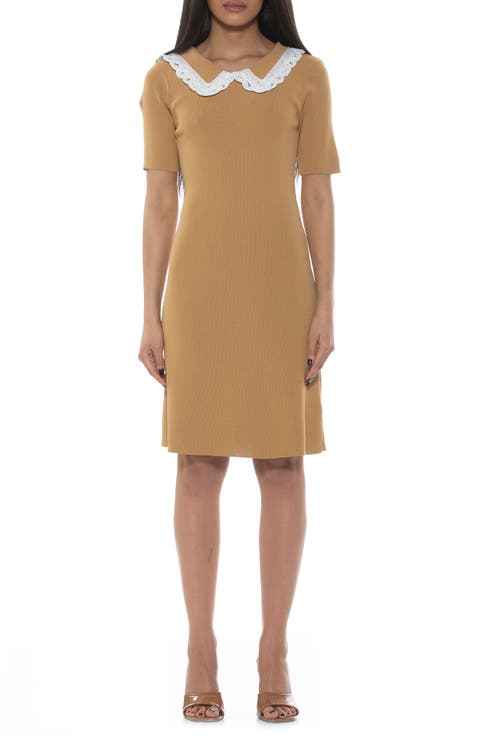 Kacey Collar Fit & Flare Dress