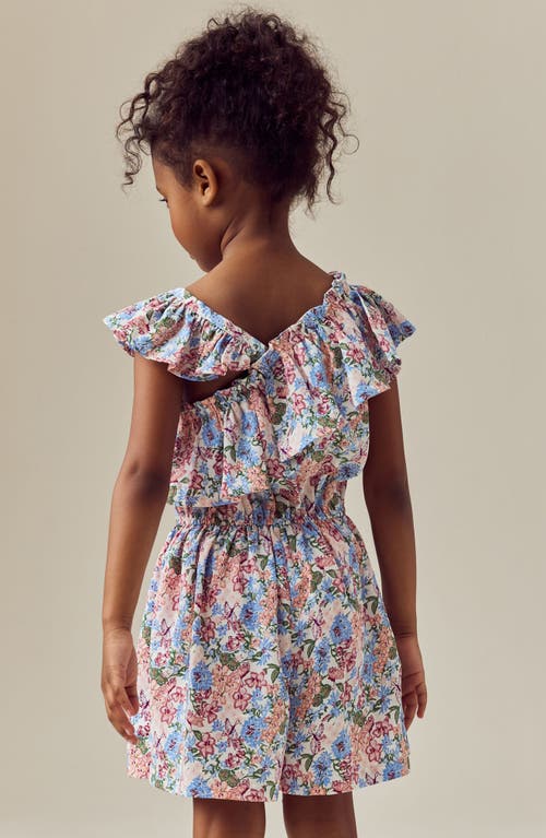 Next Kids' Ditsy Ruffle Romper In Pink