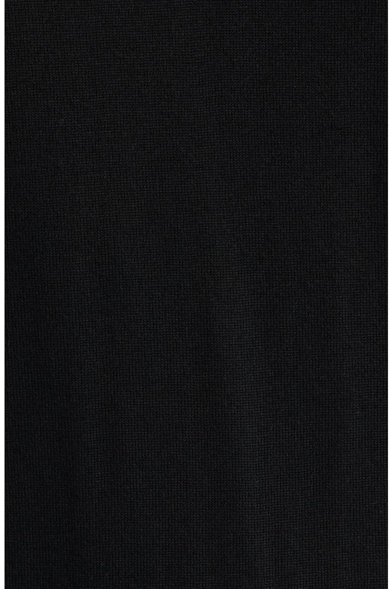 Mock Neck Wool & Silk Blend Sweater, Alternate, color, BLACK