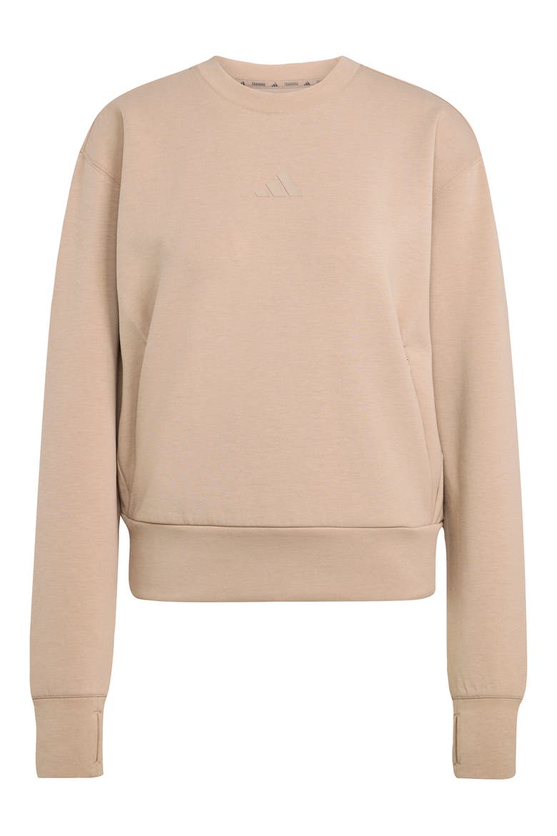 D4T Crewneck Sweatshirt, Alternate, color, CHALKY BROWN/