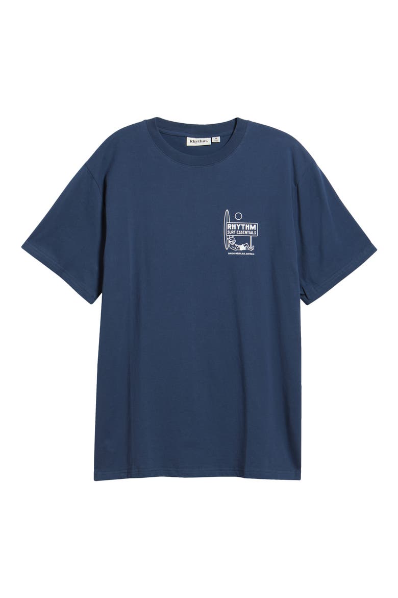 Siesta Cotton Graphic T-Shirt, Main, color, NAVY