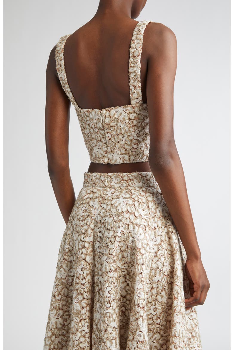 Lace Bustier Top, Alternate, color, HEMP/ECRU