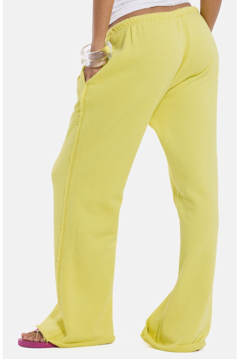 Cleo Bootcut Joggers, Alternate, color, YELLOW