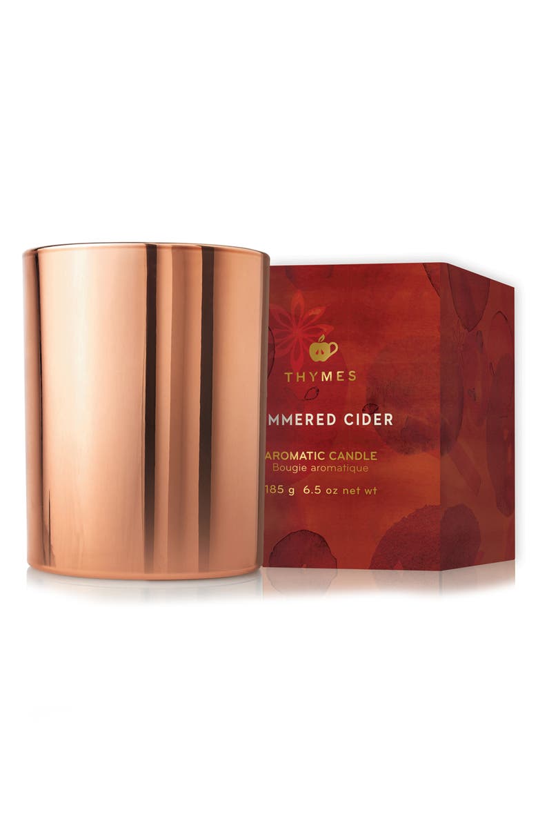 Thymes Simmered Cider Candle, Main, color, Copper