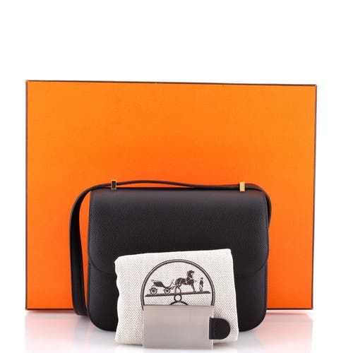 Pre-owned Hermes Hermes Constance Nm Bag Epsom 18 In Black