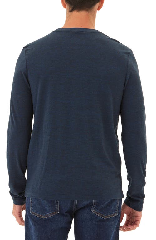 Threads 4 Thought Austin Triblend Henley In Blue