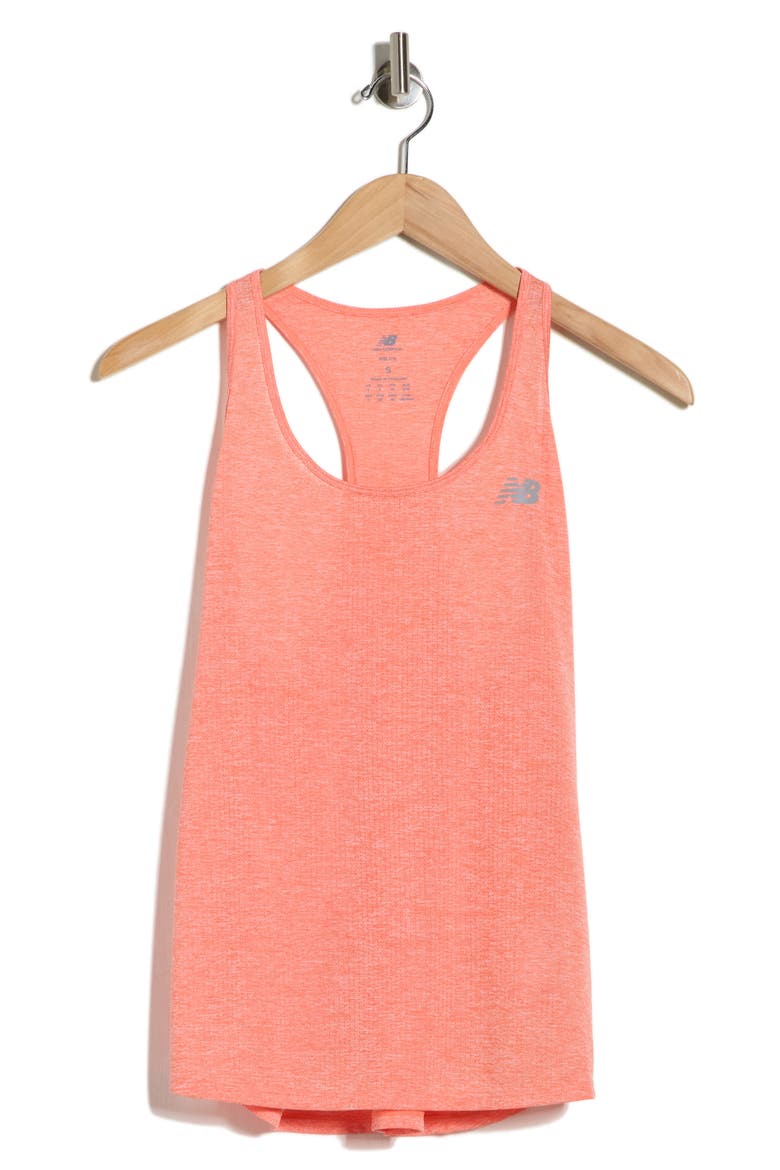 Essential Racerback Tank, Alternate, color, FLARE HEATHER
