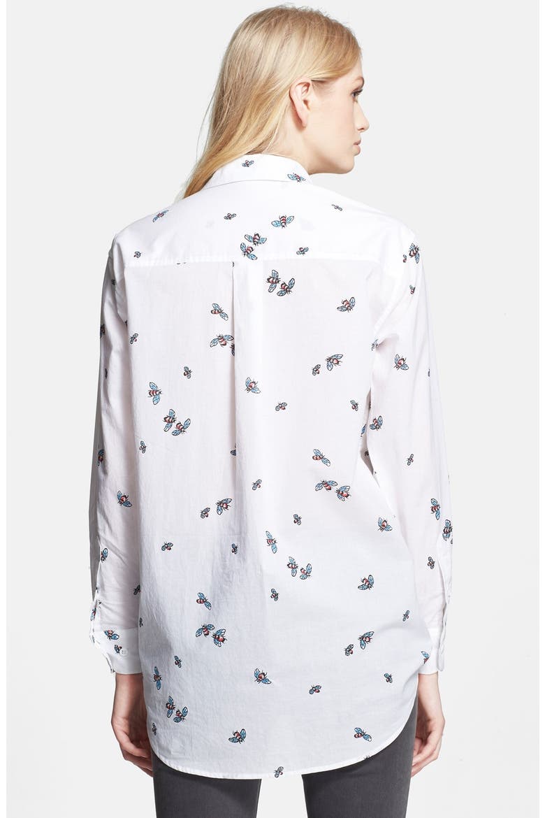 'Daddy' Print Shirt, Alternate, color, BRIGHT WHITE
