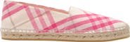 Burberry Check Mews Espadrilles