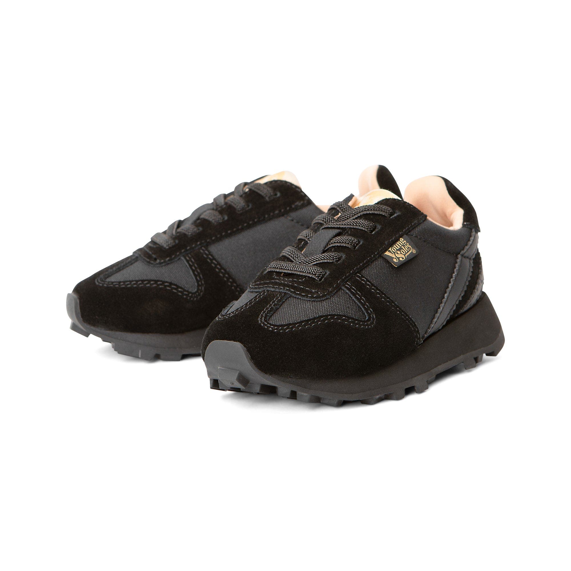 Young Soles Keegan Kids Sneakers, Alternate, color, Black