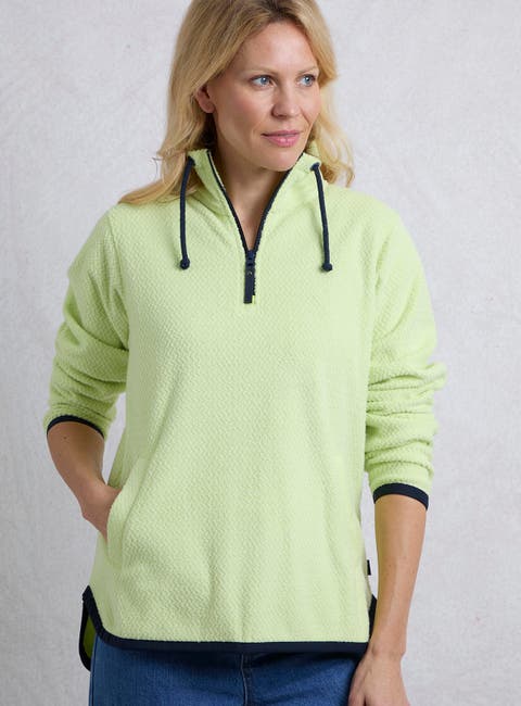 Odina 1/4 Zip Zig Zag Fleece