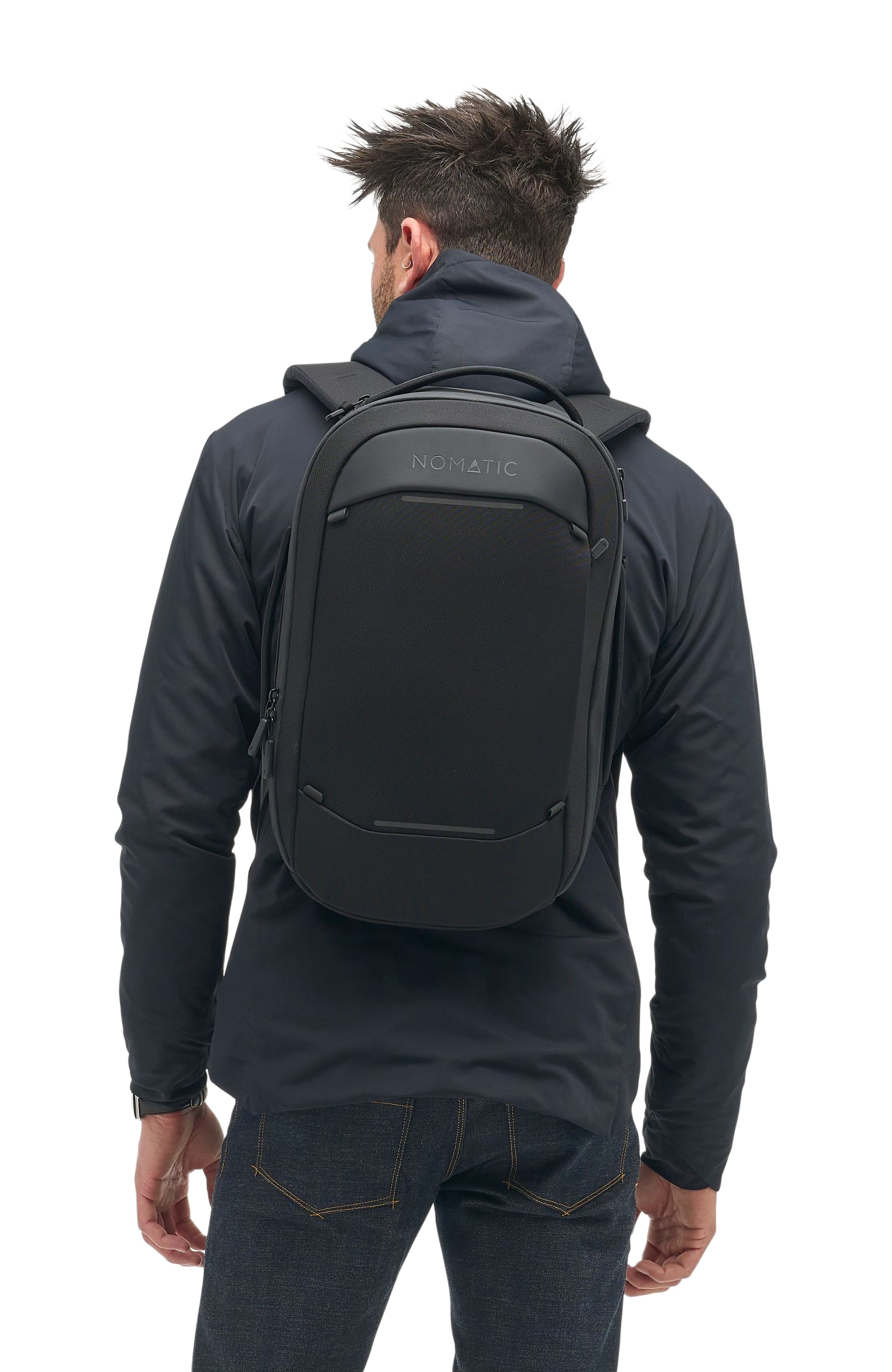 NOMATIC Premium Laptop Backpack - 15L w/ 6L Built-In Expansion, Alternate, color, Black